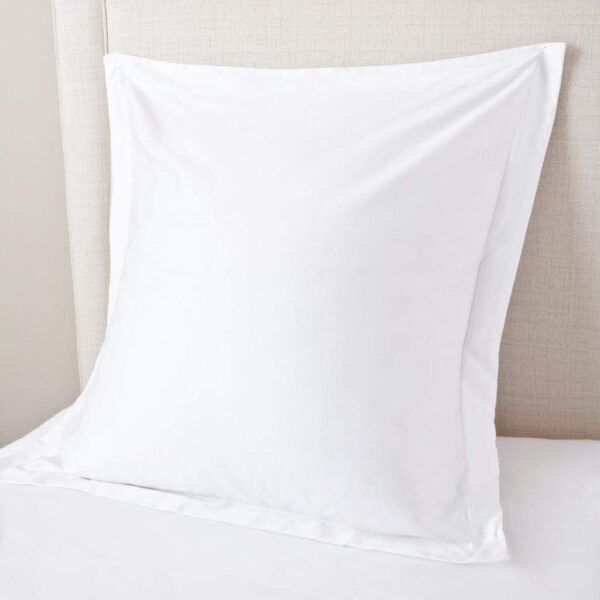 European Size Pillowcase 24x24 High Thread Count Cotton Decorative Cushion 2-Pack