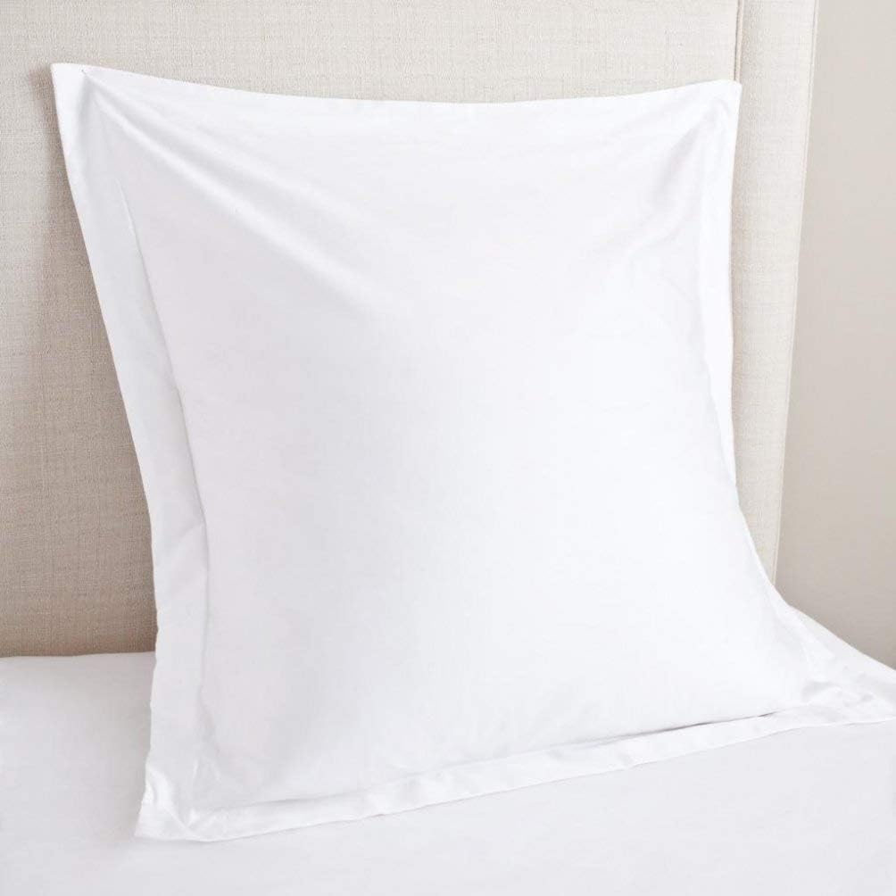 European Size Pillowcase 24x24 High Thread Count Cotton Decorative Cushion 2-Pack - Image 2