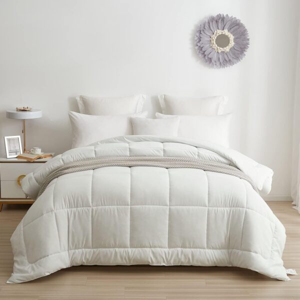 Super King Down Alternative Comforter Lightweight Microfiber Bedding