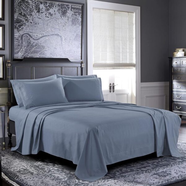 Soft, Breathable Brushed Microfiber Sheets With Deep Pockets